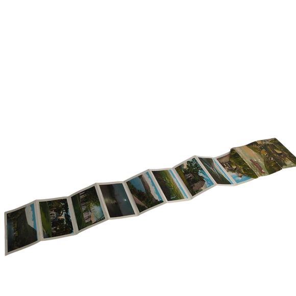 Views & Roadmap Beautiful Shenandoah Valley Virginia 1920s Fold-Out Postcards - Picture 10 of 10